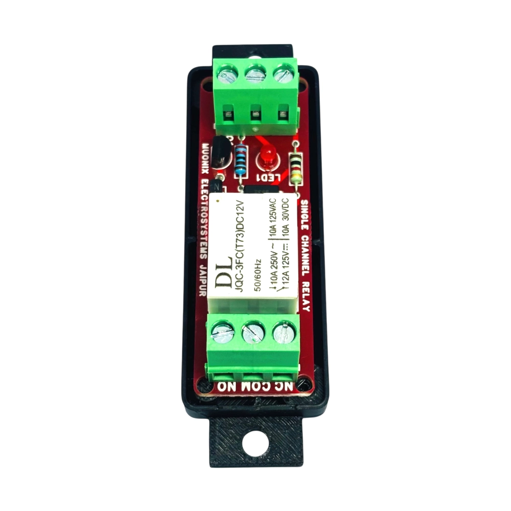 Muonix Relay Module 1ch 12v 10a with Enclosure (RLL00001B) view 2